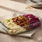 Rindergeschnetzeltes mit Apfeljus, Balsamico-Rotkraut & Gerstenrisotto