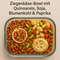 🥗 Ziegenkäse-Bowl mit Quinoareis, Soja, Blumenkohl & Paprika