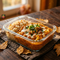 Tikka Masala mit Kichererbsen, Blumenkohl & Mandelreis (vegetarisch)
