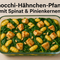 🥬 Gnocchi-Hähnchen-Pfanne mit Spinat & Pinienkernen