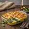 Spinat-Kartoffel-Gratin mit würzigem Bergkäse überbacken