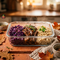 Rindergeschnetzeltes mit Apfeljus, Rotkraut & Gerstenrisotto
