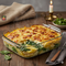 Spinat-Kartoffel-Gratin mit würzigem Bergkäse überbacken
