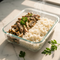 Putengeschnetzeltes „Zürcher Art“ mit Champignons & Reis